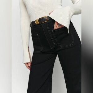 Reformation Alyssa Wide Leg Jeans EUC